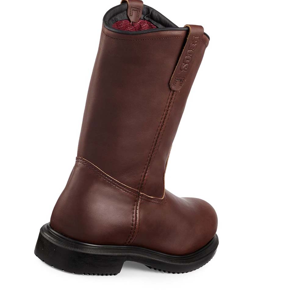 Red Wing SuperSole® 11-inch Insulated Safety Toe Pull On Men's Boots Burgundy | ZA 229KOR